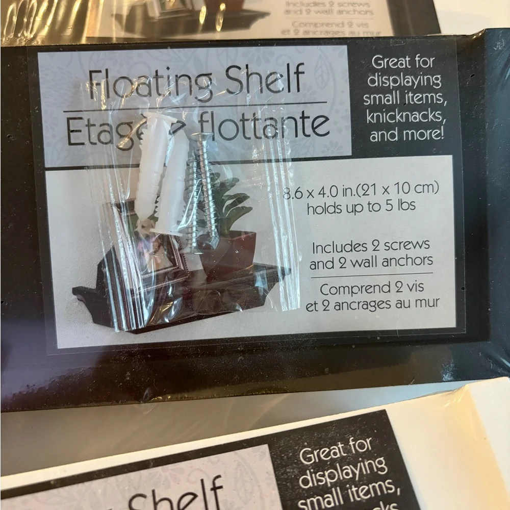 Black Floating Shelf
